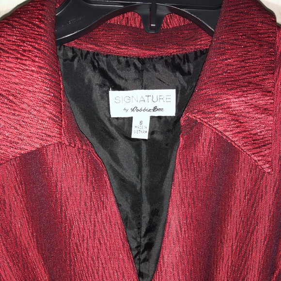 Red Dress w/Semi-Formal Flair - Picture 2 of 4